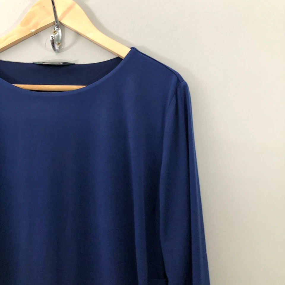 Vestido Ruth Langford Mujer 2XL Azul Acanalado Ocasión Evento Crucero Boda Foto 4 de 4