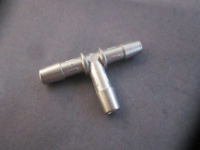 Eldon James (TO-4SS) 1/4'' 150PSI 316L Stainless Steel Metal Tee 