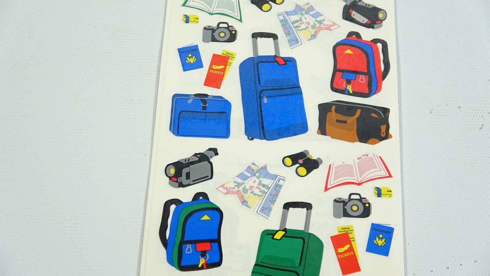 Mrs Grossman's Strip GT Luggage Traveling Scrapbooking Stickers