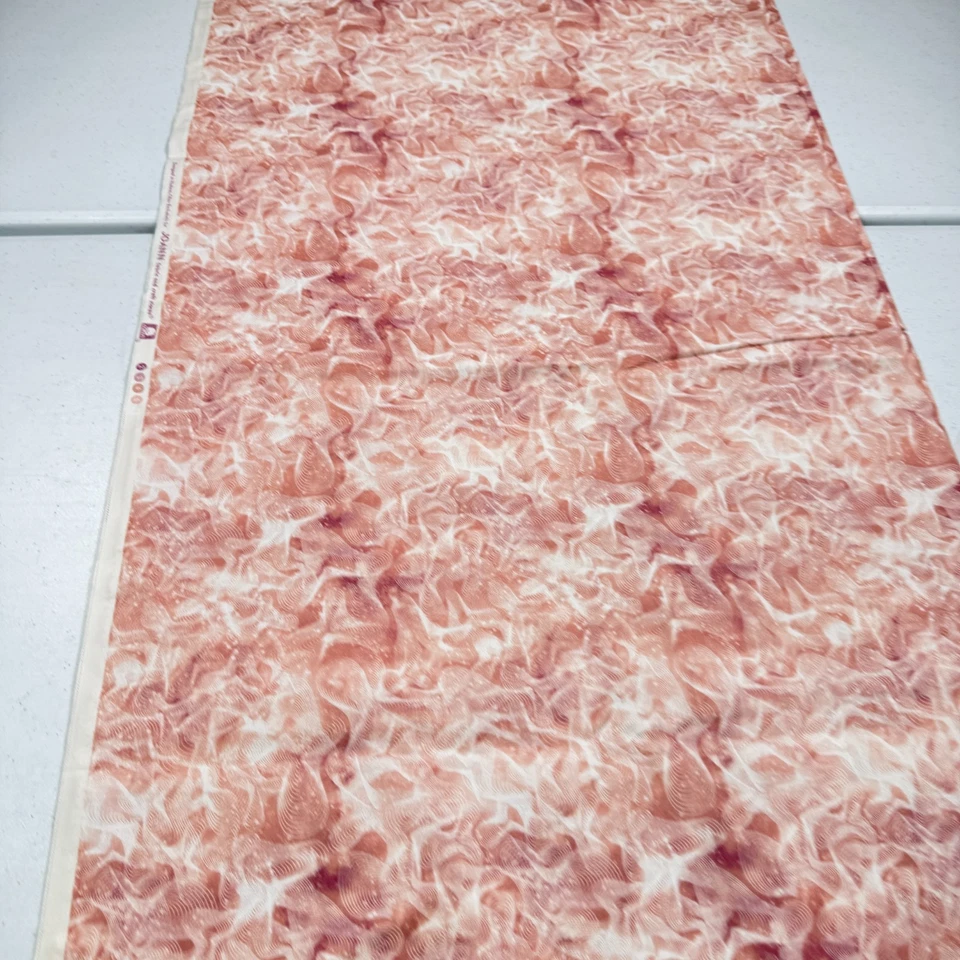 joann fabric pink beige abstract quilting cotton 42x160 4.4 yards - Image 2 of 4