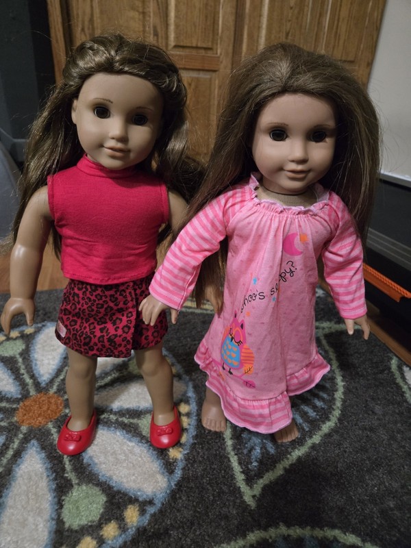 american girl doll lot of 2 dolls, Rebecca Rubin & Marisol look a like 