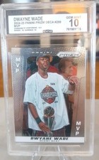 2024-25 Panini Prizm Deca Dwyane Wade MVP #299 Miami Heat CCG GEM MINT 10
