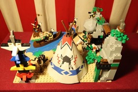 LEGO Western Indians Boulder Cliff Canyon 6748 ww019 ww018 ww014 ww022 1997