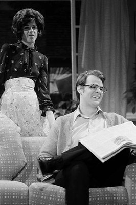 SNL Gilda Radner as Mrs Ludlow Dan Aykroyd as Mr Ludlow during J- TV Old Photo