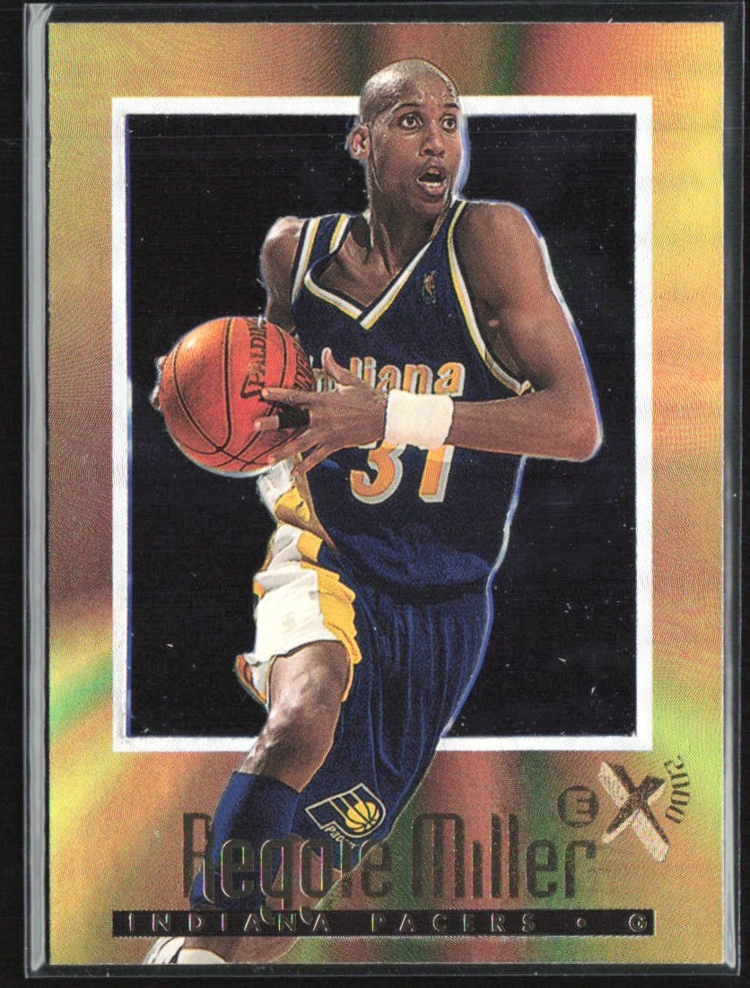 Reggie Miller 1996-97 Skybox E-X2000 #27 Indiana Pacers