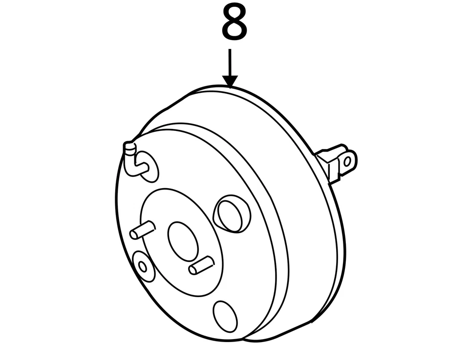 Kia Optima 2010 potenciador de freno OEM 103 k millas - LKQ330642634 Foto 4 de 4