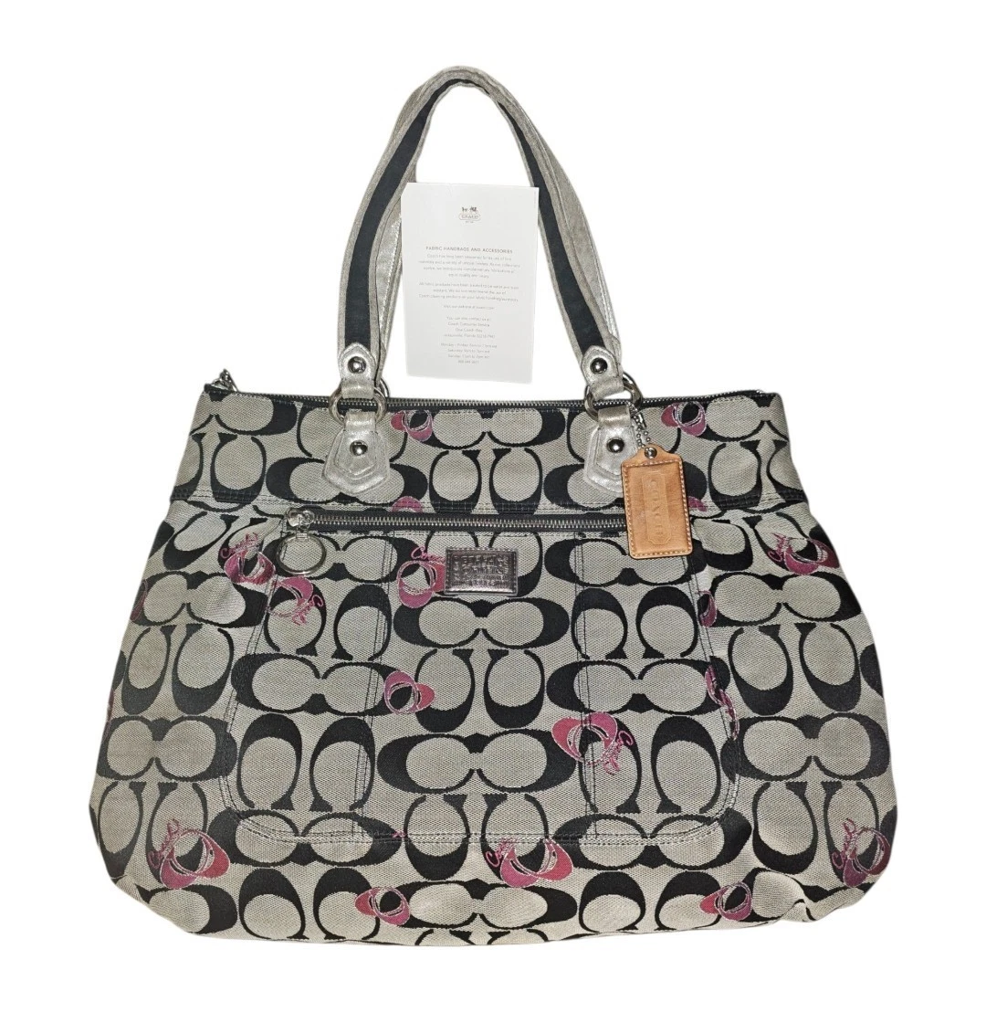 Coach Poppy Shoulder Bag Gray Bags & Handbags for Women for sale