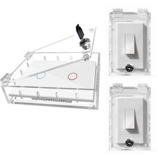 Smart Home Switch Cover 2 Pack,Baby Proof Light Outlet Covers,Child Safety Sw...