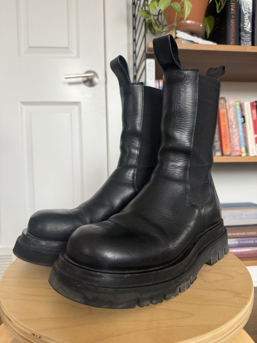 bottega veneta lug boots lace up mens Size 40 | eBay