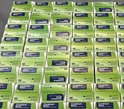 Contour Plus Blood Glucose 300 Test Strips (6 Boxes Of 50 Count) Exp 12/2026 USA