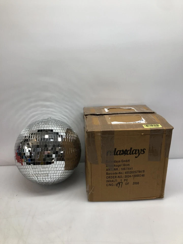 Sfera da discoteca Relaxdays, da appendere - Immagine 3 di 4
