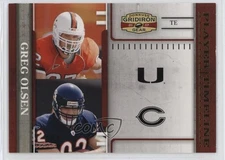 2007 Donruss Gridiron Gear Player Timeline /500 Greg Olsen #PT-13 Rookie RC 0q3