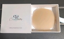 Adhesive Nipple Cover Pasties Silicone Reusable for Women 3.5 inches Nude