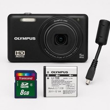 Digital Camera Olympus VG-160 - Working Condition - With Battery