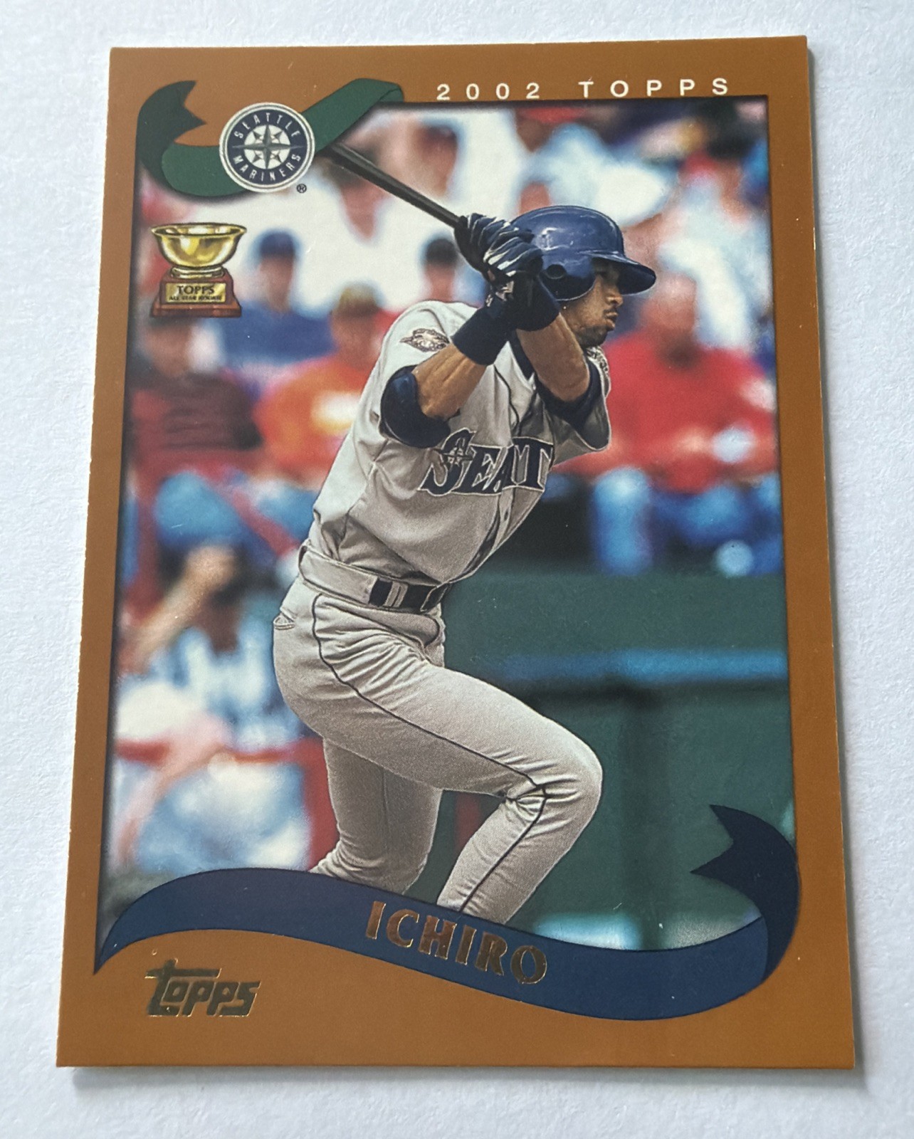 ICHIRO SUZUKI 2002 TOPPS GOLD ROOKIE CUP #225 Seattle Mariners 📈