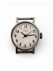 Vintage Working Timex Mechanical Wristwatch White Dial Manual Wind No Band