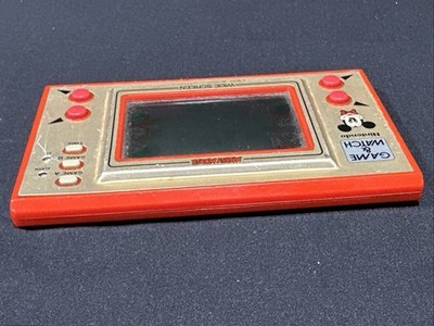 Nintendo Game & Watch Mickey Mouse Egg Handheld Wide Screen Retro
