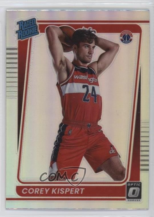 2021-22 Panini Donruss Optic Rated Holo Prizm Corey Kispert #183 Rookie RC 0z2o