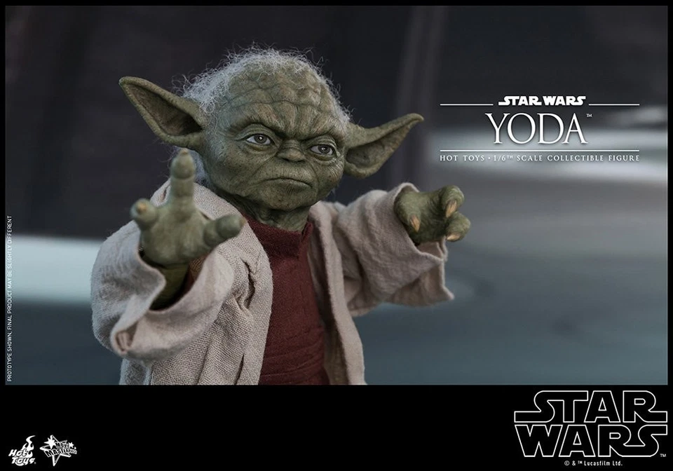 Figura de acción Yoda Obra maestra de la película Star Wars Episodio 2 El ataque de los clones Foto 3 de 4