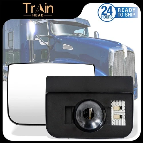 Lower Mirror Glass with Heated for Kenworth T660 T600 T800 T2000 Peterbilt 387