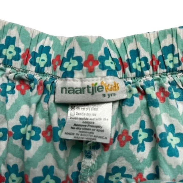 Falda Naartjie Niñas Azul Floral y Coral Talla 9 Años Foto 4 de 4