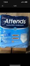 Attend Bariatrick Disposable Underwear XXL  4 Inner Bags X 12 (48 In Box)