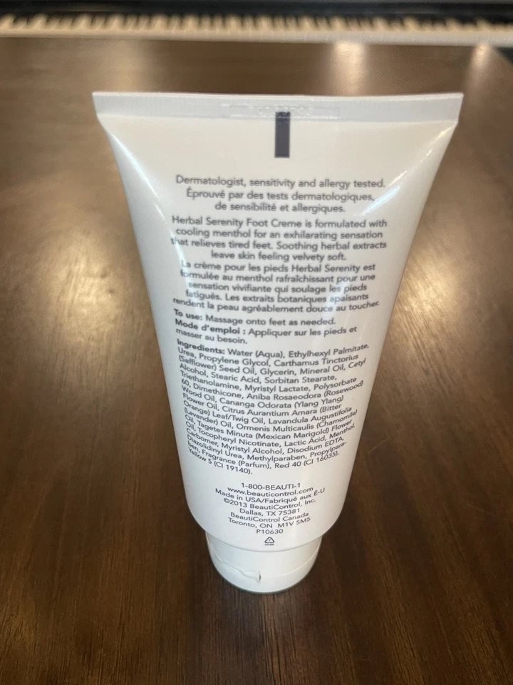 Beauticontrol Skinlogics Herbal Serenity Foot Cream 5 oz / 142 g ¡NUEVO! Precintado Foto 2 de 2