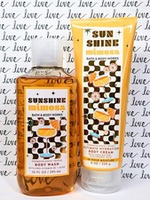 New Bath Body Works Body Wash and Body Cream Sunshine Mimosa
