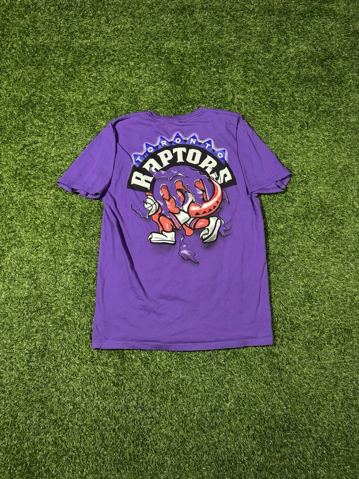 Mitchell & Ness Toronto Raptors Throwback Graphic Cotton Tee Men's Size Large - Image 2 of 4