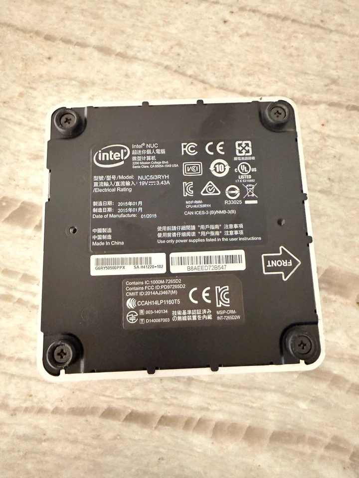 Intel NUC5i3RYH - 8 GB RAM, Win 10, Intel 160 GB  SSD, Mini PC - Image 3 of 4