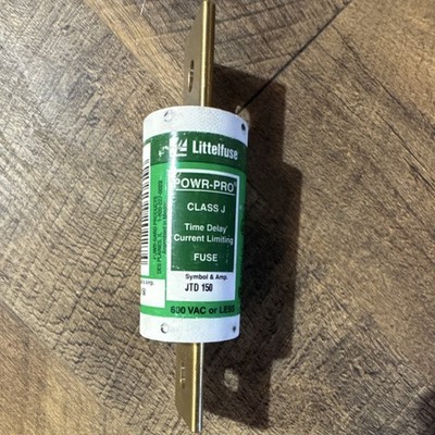 Littelfuse JTD150 Class J 150A 600VAC Time Delay Current Limiting Fuse