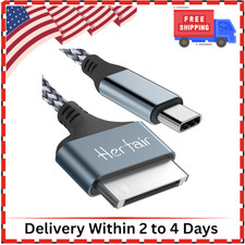 30 Pin to USB C Adapter Ipod Charger Nylon Braided Fast Charging Data Cord Next