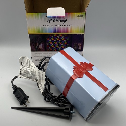 Disney Magic Holiday Mickey Mouse MotionMosaic LED Projection Spotlight Open Box - Picture 6 of 9