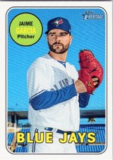 2018 Topps Heritage #513 Jamie Garcia Toronto Blue Jays