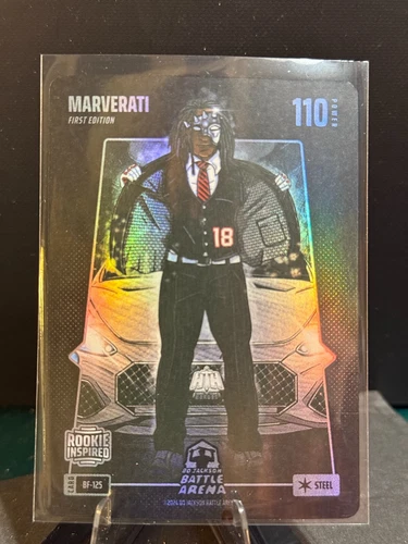 Marvin Harrison Jr RC- MARVERATI STEEL BATTLEFOIL Bo Jackson Battle Arena