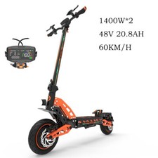 1200W 2 Electric Scooter 52V20.8AH DriveTron DT10 Off Road EScooter 70km/h NFC