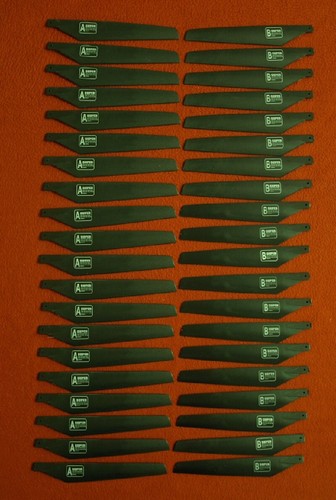 40 Blades, Rotorblätter, Koaxial Heli Lama Walkera Apache usw. Länge 160 mm neu