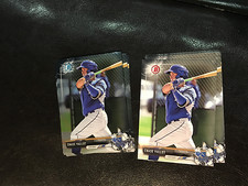 2017 Bowman BP10 Chase Vallot 16 count lot, 7 chrome, 9 base Royals