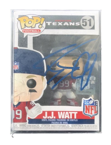 JJ Watt Signed Autographed NFL Funko Pop #51 Houston Texans JSA COA - Picture 10 of 10