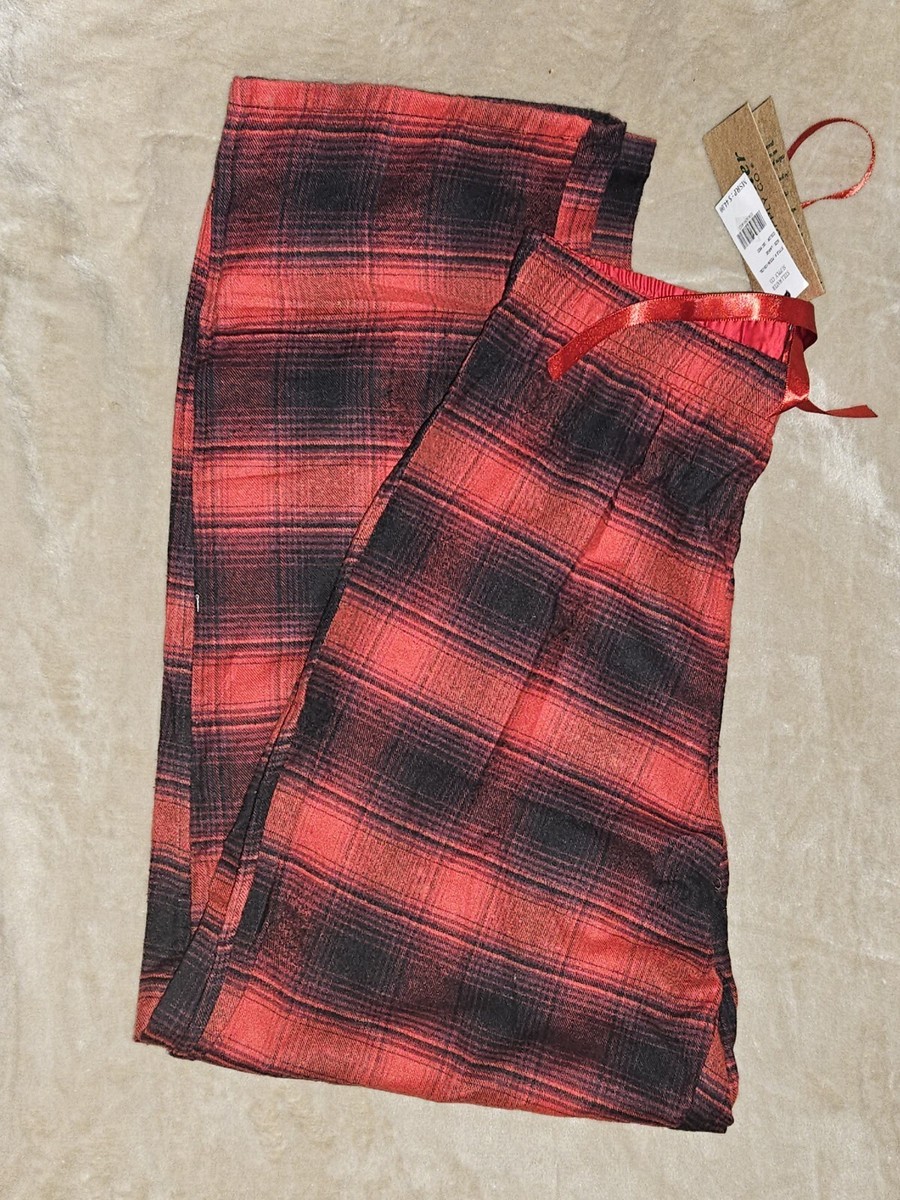 Stillwater Women's L Red Buffalo Plaid Pajama/Lounge Pants Red