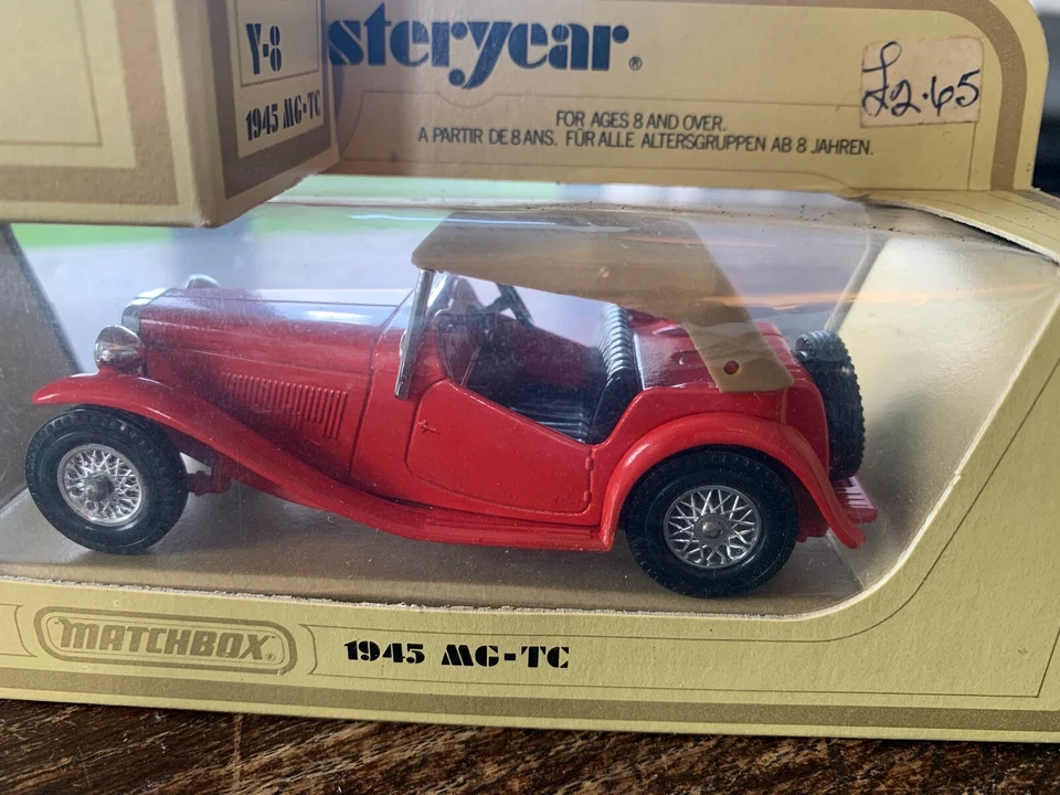 Lote de 3 autos deportivos vintage Matchbox de ayer Y-2 1945 MG TC Modelos  Foto 4 de 4