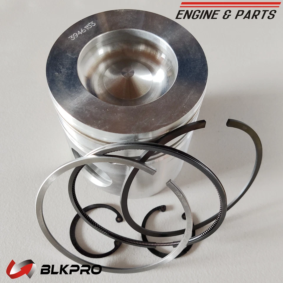 Juego de pistones + anillos para Dodge Ram 5,9 L Cummins 24 V 98-02 VP44 STD 3800781 Foto 3 de 3