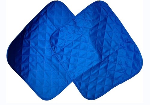 Collections ETC Quilted Waterproof Seat Protectors, Blue, 2-Piece - Picture 4 of 6