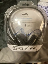 Universal Stereo Headset By Cyber Acoustics Black