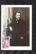 carte  1er jour     Louis  Pasteur  Dole      1973