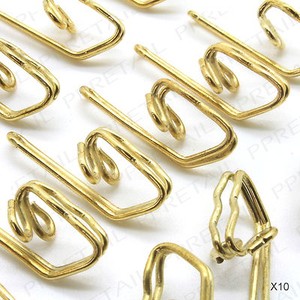 10pcs Metal Curtain Hooks Pinch Pleat Pin-On Drape... – Grandado - View #7