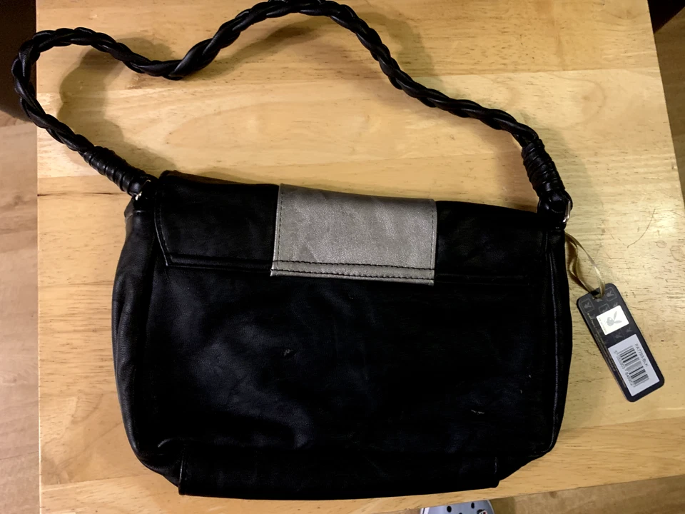 PLAYBOY  SMALL BLACK HAND BAG /SHOULDER GENUINE (WITH TAG) - Image 4 of 4