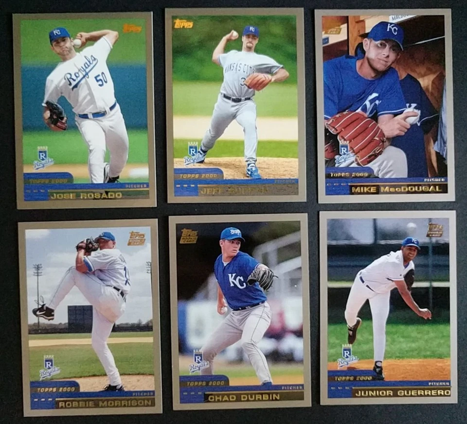 2000 Topps ~ Kansas City Royals ~ Juego de 16 cartas del equipo con intercambiado Foto 3 de 3