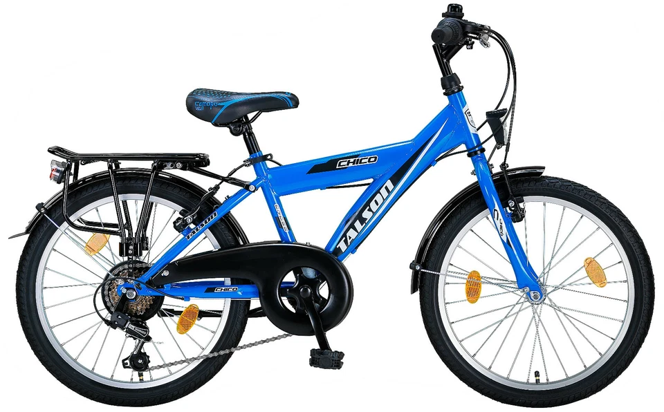 TALSON KINDERFAHRRAD 20" 6 GANG SHIMANO 20 ZOLL FAHRRAD BLAU JUNGENFAHRRAD MODELL 2023T