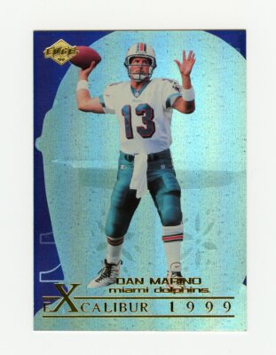 Dan Marino 1999 99 CE Collectors Edge Masters Excalibur Insert Card 0608/5000